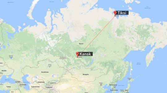 UPDATED: Russian Military Plane IL-18 Crash-Landed in Yakutia ...