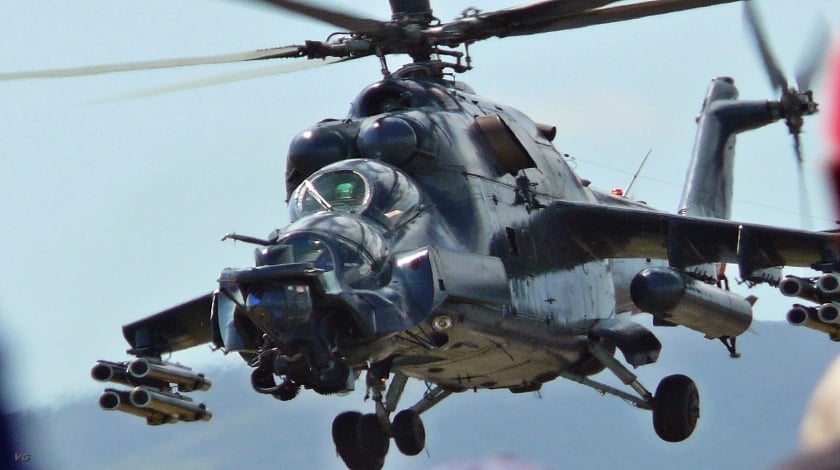 Image result for mi 35m helicopter
