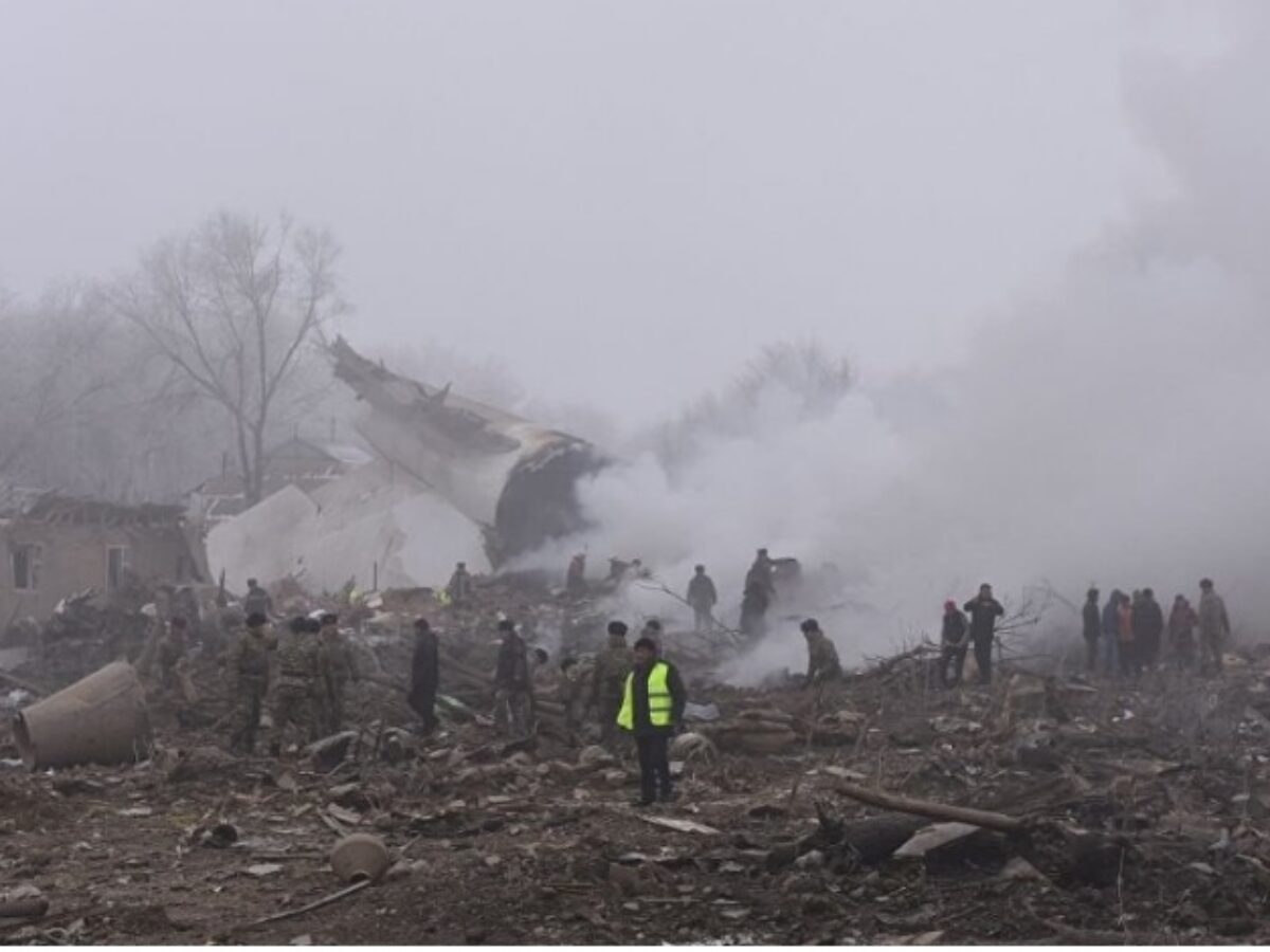 Updated Turkish Cargo Plane Boeing 747 Crashes In Kyrgyzstan