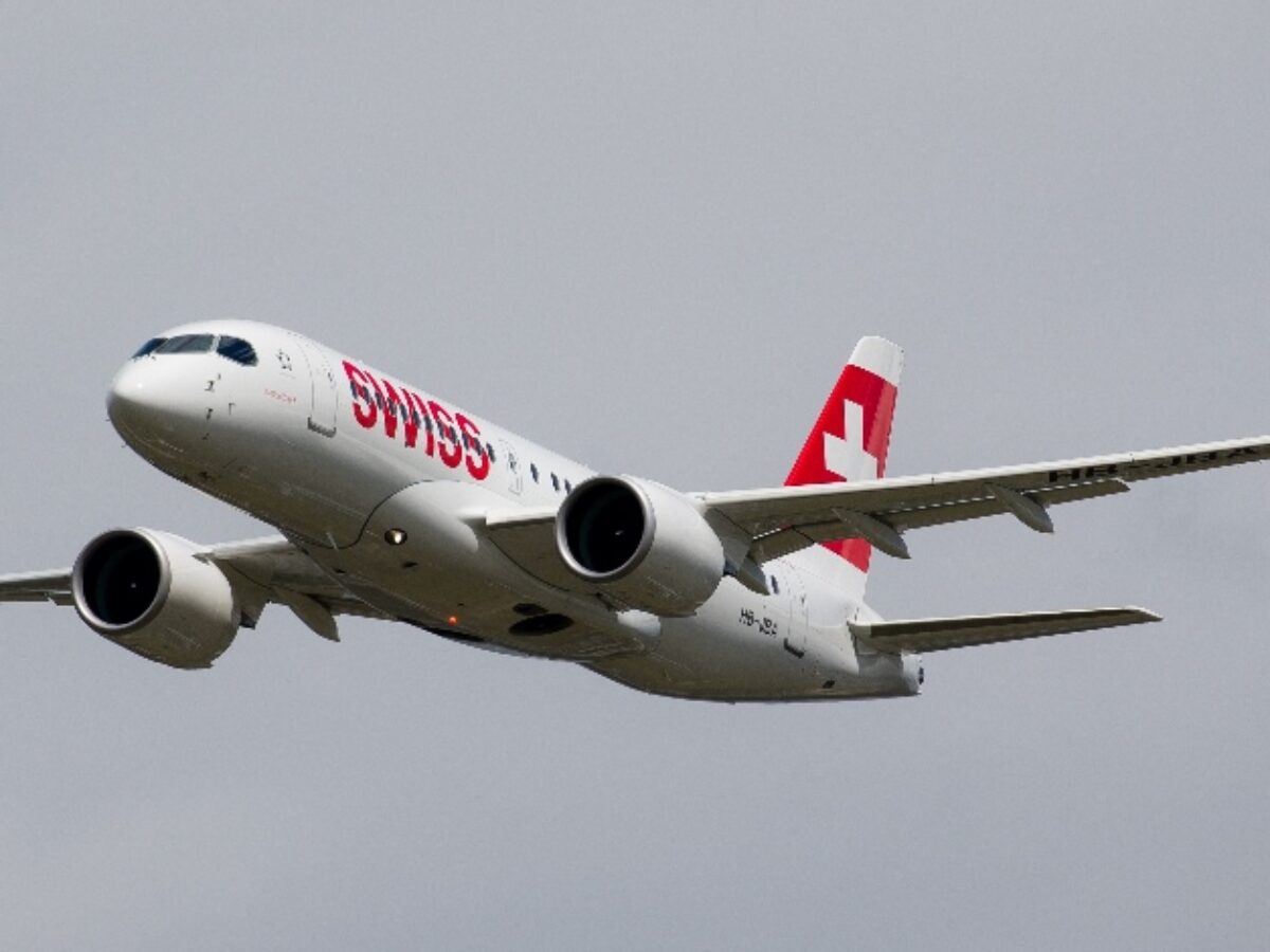 Bombardier Delivers The Sixth Cs100 Aircraft To Swiss Aviation News