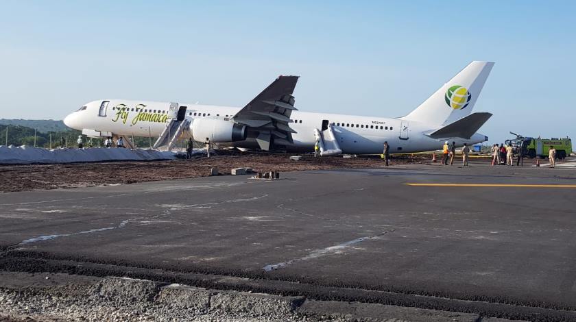 Fly Jamaica Boeing 757 Crash-Lands at Cheddi Jagan Airport