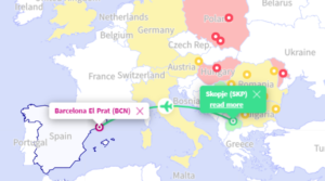 From Wizz Air Travel Planning Map